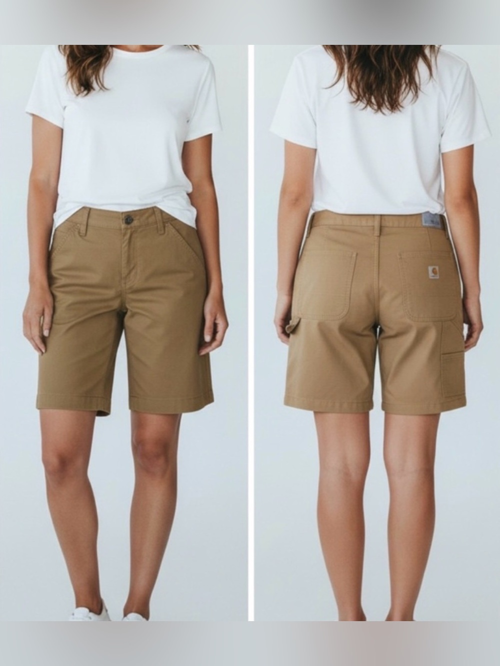 NWT- Carhartt ‘Rugged Flex Loose Fit’ Canvas Work Shorts